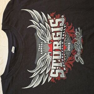 73rd Annual. 2014 Sturgis Rally tshirt Black size large